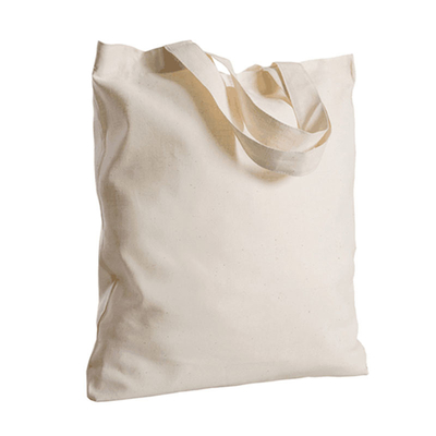 Beyaz Orta 8 OZ 50x2.5cm Pamuk Kanvas Tote Çanta
