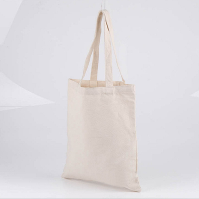 Beyaz Orta 8 OZ 50x2.5cm Pamuk Kanvas Tote Çanta