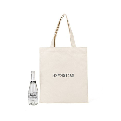 Beyaz Orta 8 OZ 50x2.5cm Pamuk Kanvas Tote Çanta