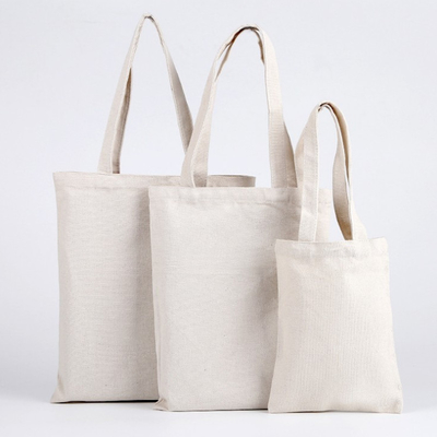 Beyaz Orta 8 OZ 50x2.5cm Pamuk Kanvas Tote Çanta