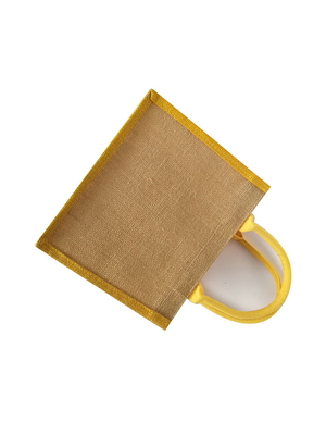 Yeniden Kullanılabilir Baskısız 30x12x30cm 380gsm Jüt Alışveriş Çantası