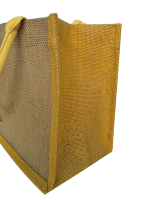 Yeniden Kullanılabilir Baskısız 30x12x30cm 380gsm Jüt Alışveriş Çantası