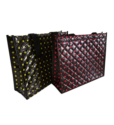 3 Katmanlı 50x2.5cm 40x15x30cm 100gsm PP Sigara Dokuma Alışveriş Çantası