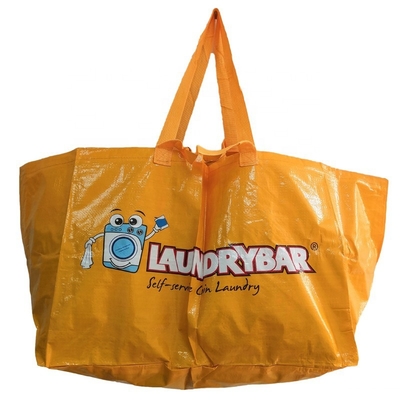 100gsm CMYK 2.5x60cm 80x37x20cm Lamine PP Dokuma Çanta