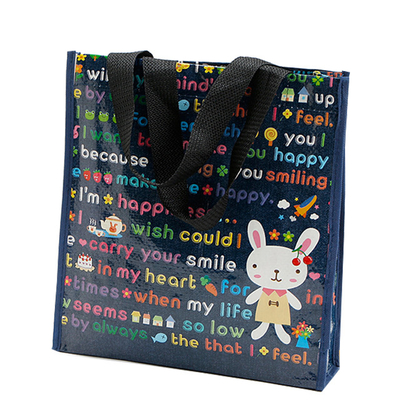 Baskılı Bopp 15x38cm 120gsm Lamine PP Dokuma Çanta