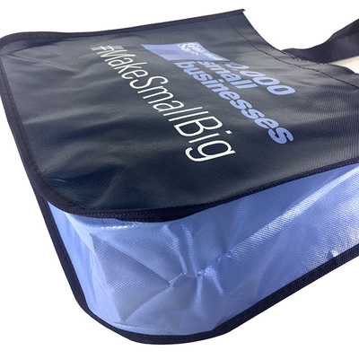 35x15x40cm 120gsm CMYK Dokuma Polipropilen Çantalar Saplı