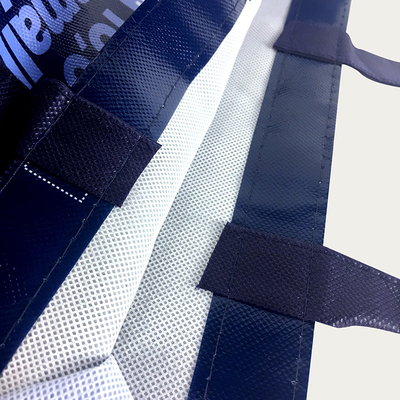 35x15x40cm 120gsm CMYK Dokuma Polipropilen Çantalar Saplı