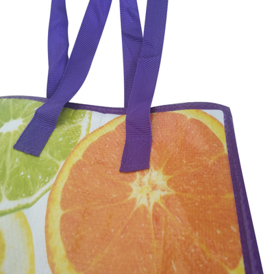Su geçirmez 100 adet OEM 23x26x16cm İzoleli Tote Öğle Yemeği Çantası