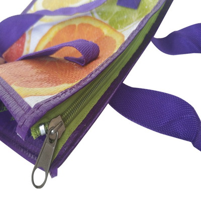 Su geçirmez 100 adet OEM 23x26x16cm İzoleli Tote Öğle Yemeği Çantası