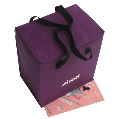 Dokumasız Şarap 20x15x20cm 80gsm 2mm EPE İzoleli Soğutucu Çanta