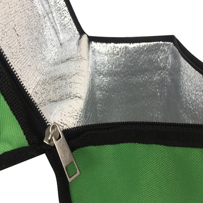 600D Polyester Öğle Yemeği PVC 24x15x28cm Çevre Dostu Soğutucu Çantalar