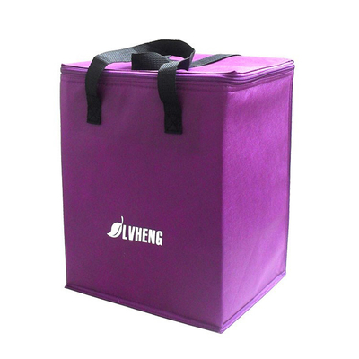 Dokumasız Şarap 20x15x20cm 80gsm 2mm EPE İzoleli Soğutucu Çanta