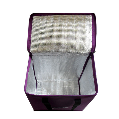 Dokumasız Şarap 20x15x20cm 80gsm 2mm EPE İzoleli Soğutucu Çanta