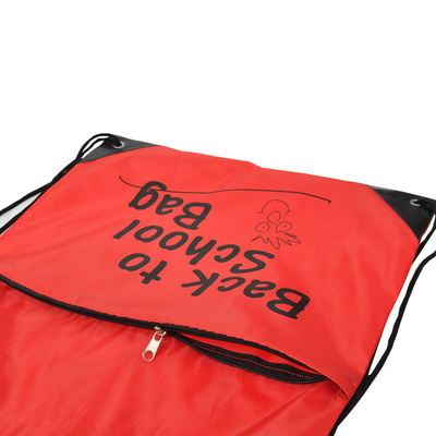 Seyahat 1.2cm 30x40cm 210D Kişiselleştirilmiş Çocuk Büzgülü Çanta