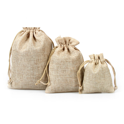 Küçük Pamuk 15x20cm 50pcs 60cm Kamuflaj İpli Çanta