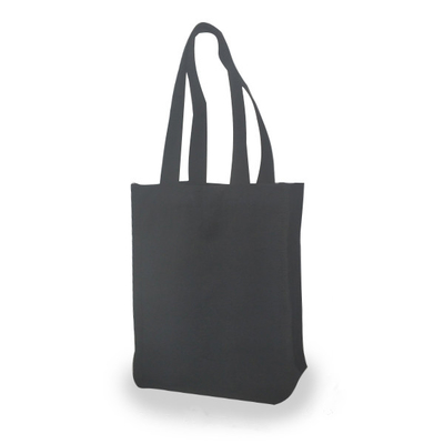 BLack Canvas PE 18x9x27cm CMYK 2 Şişe Şarap Torbası