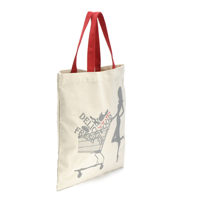 Süpermarket ODM 6oz Boş 33x40cm Pamuk Geri Dönüşüm Çantası