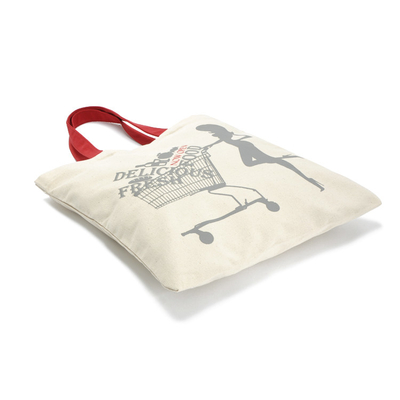 Süpermarket ODM 6oz Boş 33x40cm Pamuk Geri Dönüşüm Çantası
