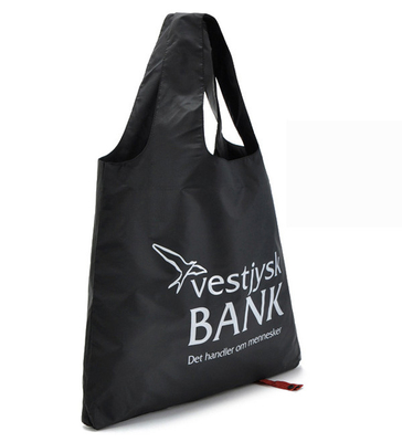 1 Renkli Baskı Polyester 40cmx60cm 190T Katlanır Tote Çanta