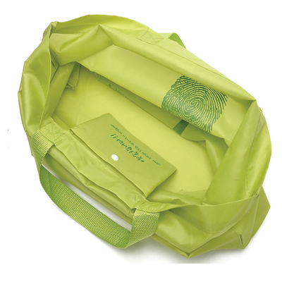 Yeniden kullanılabilir tote 190T 11x9cm Naylon Katlanır Alışveriş Çantası