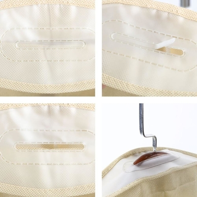 Business Siyah Kapitone 80gsm 60x100cm Non Woven Suit Cover