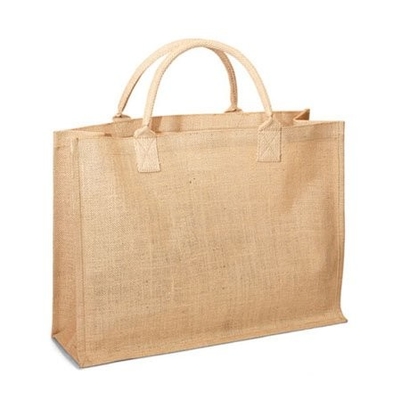 Çuval bezi Yeniden Kullanılabilir 40x14x34cm 390gsm Jüt Alışveriş Çantası