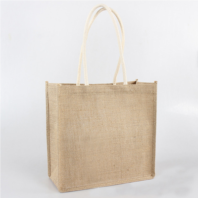 Shopping Natural Color 30xx12x30cm 380gsm Jüt Bakkal Torbaları