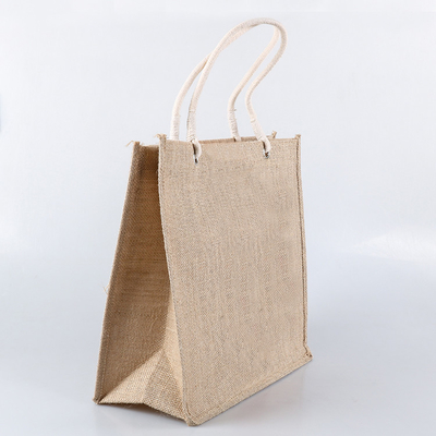 Shopping Natural Color 30xx12x30cm 380gsm Jüt Bakkal Torbaları