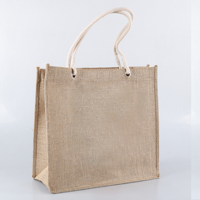 Shopping Natural Color 30xx12x30cm 380gsm Jüt Bakkal Torbaları