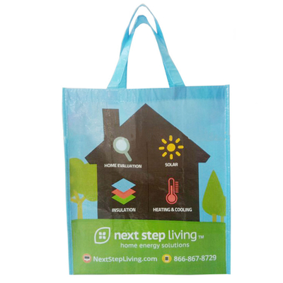 Su geçirmez Reklam Dokumasız 30x10x40cm 70gsm RPET Çanta