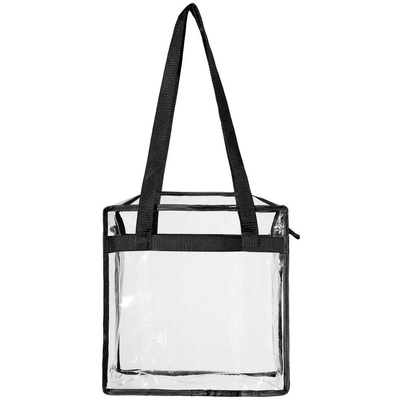Renkli Plastik Saplı Bez 30x10x37cm CMYK PVC Kalem Çanta