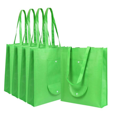 Baskılı 80gsm TNT 35x12x40cm Katlanabilir Dokumasız Çanta