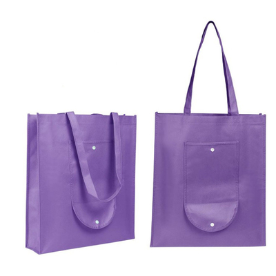 Baskılı 80gsm TNT 35x12x40cm Katlanabilir Dokumasız Çanta