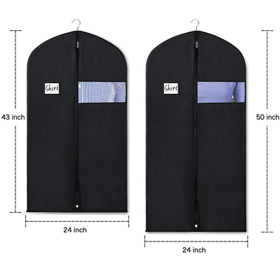 Erkekler Toz Geçirmez 70gsm 60x120cm Non Woven Suit Cover