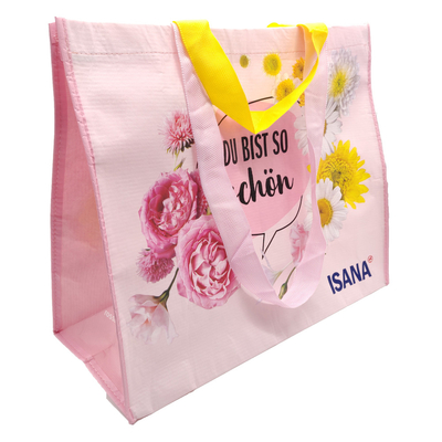 RPET 60X3cm 30g CMYK BOPP Lamine PP Dokuma Çantalar