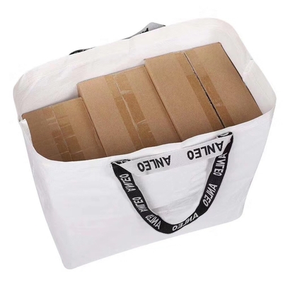Tam Renkli OEM Süpermarketler 30cm AZO Ücretsiz 100gsm RPET Çanta