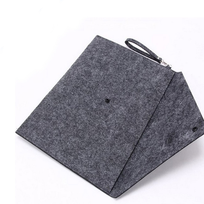 Gri OEM Ambalaj 33.5cmx24cm Kol Tote Çanta Keçe