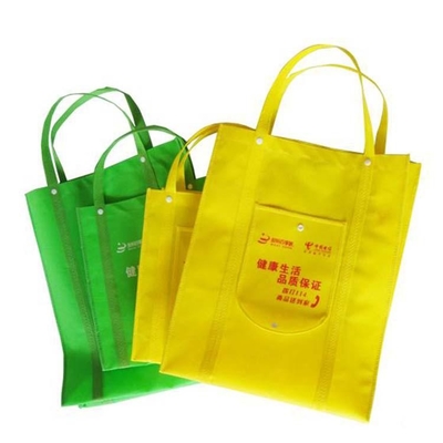 Alışveriş 30x12x40cm 200gsm PEVA Non Woven Bags Biyobozunur