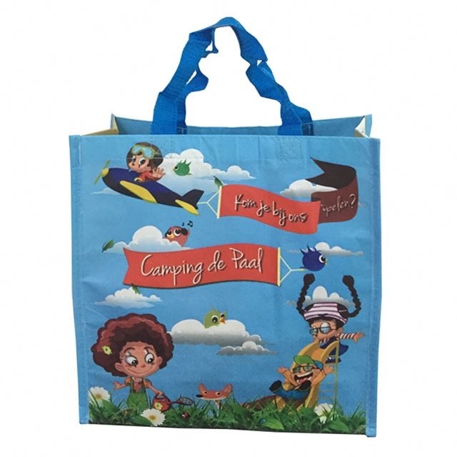 4 Renkli Baskı 2.5x60cm 30x10x40cm 120gsm RPET Çanta